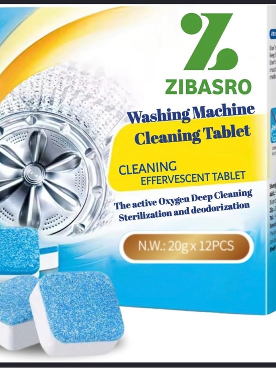 Other - 5 boxes of 12 Pack-60 total tablets.Blue & White Washing Machine Cleaning Tablet
